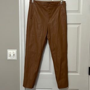 Zara Faux Leather Pants